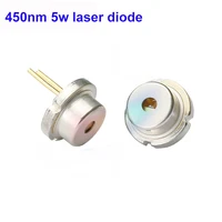 nubm08 flat cap 450nm 5w laser diode nichia single tube ld move collimator lens with flat window package