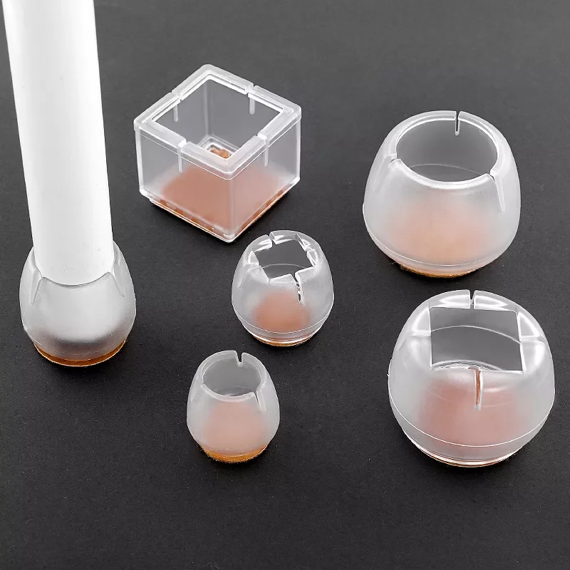 

16 Pcs/set Chair Leg Caps Chair leg Protector covers Furniture Table leg Covers Round Bottom Circle for Round Rectangular square