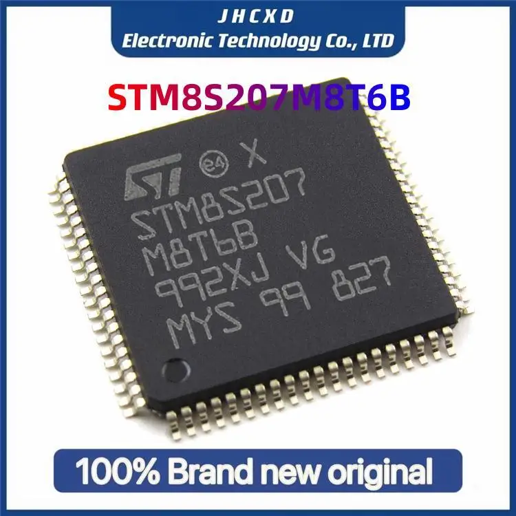 

Чип микроконтроллера STM8S207M8T6B, упаковка LQFP80, 8 бит, оригинальный подлинный запас, 100% оригинал и аутентичный