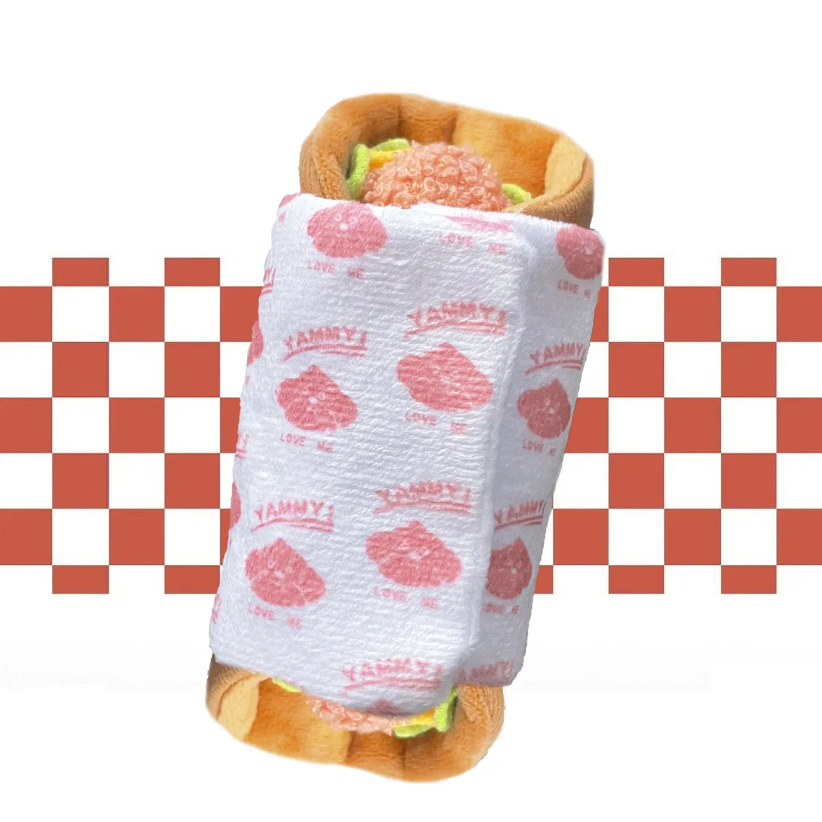 Милая Скрытая игрушка с запахом еды для пирожных собаки голосом плюшевая питомца