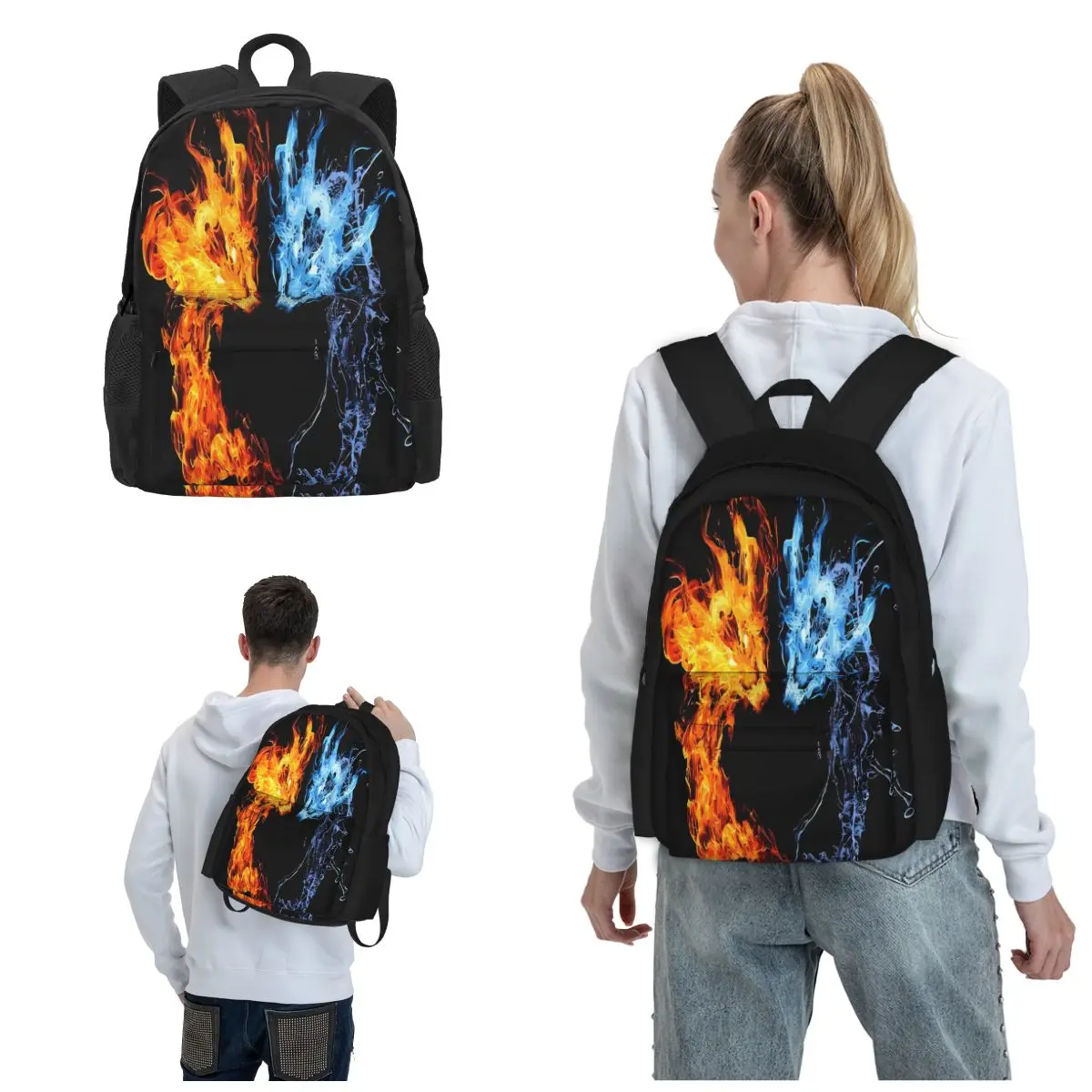 

Dragon Print Outdoor Travel Portable Sports Bag Stay Prepared For Whatever Comes Your Way With Our Reliable Backpacks