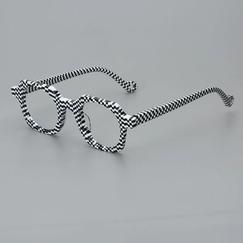 

Высококачественные квадратные индивидуальные очки для мужчин и женщин, оптические очки ручной работы для близорукости, ацетатные нишевые модные очки