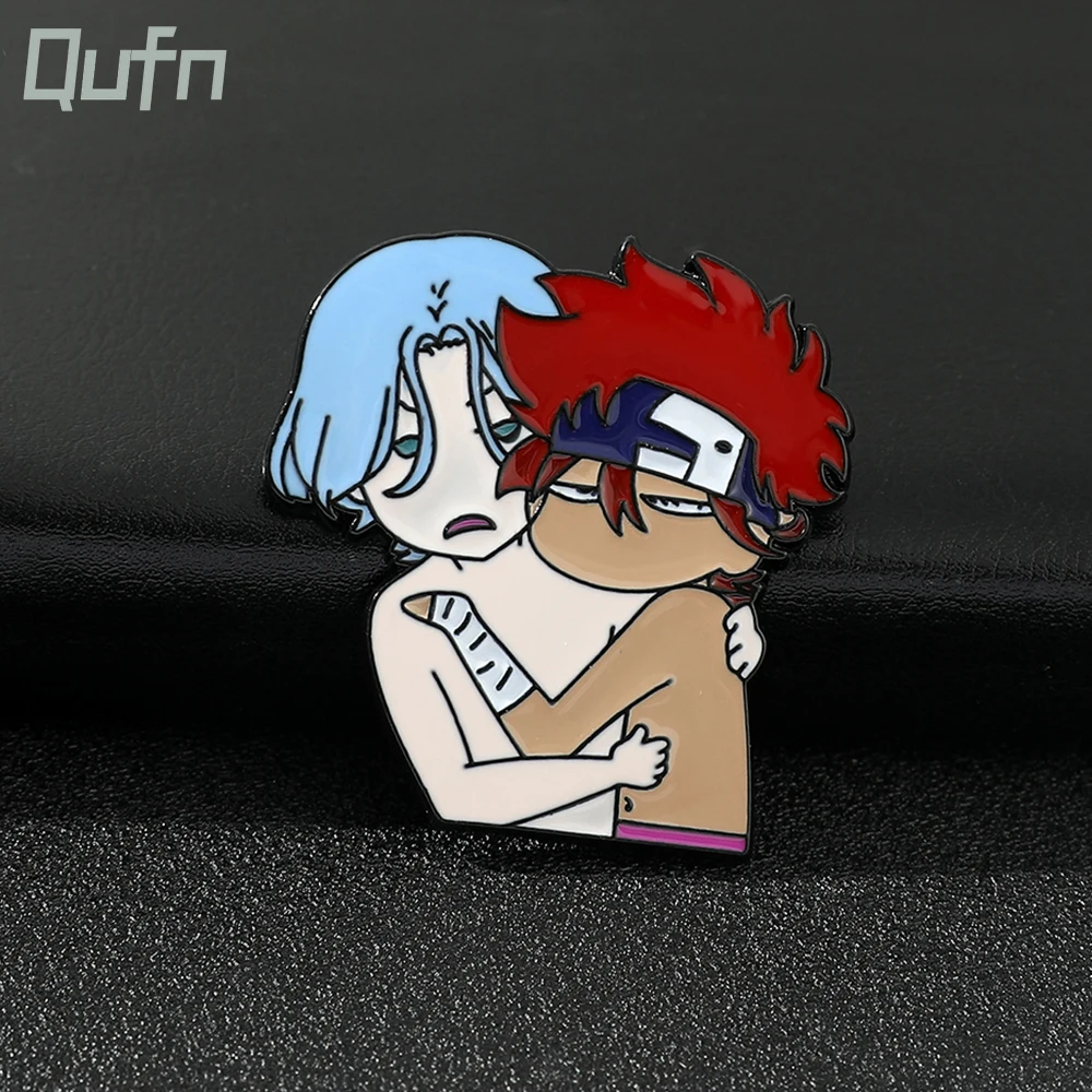 Брошь в виде знака бесконечности из аниме SK∞ SK8, эмалированная металлическая заколка для лацкана в виде снега, аксессуары для рубашки, сувенирные аксессуары, подарки для фанатов