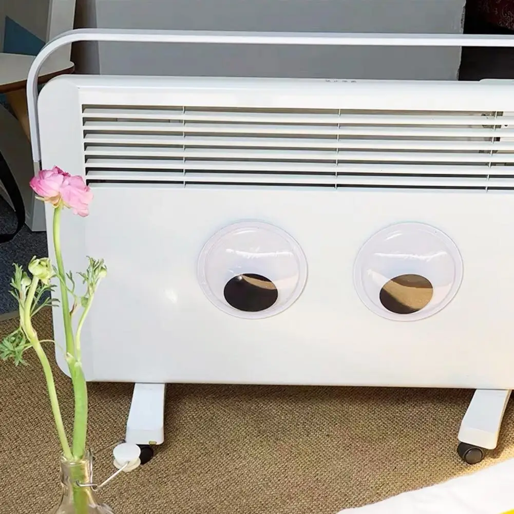 Самоклеящиеся магниты для холодильника, из синтетической смолы, черного и белого цветов, 5/7/10/12/15 см