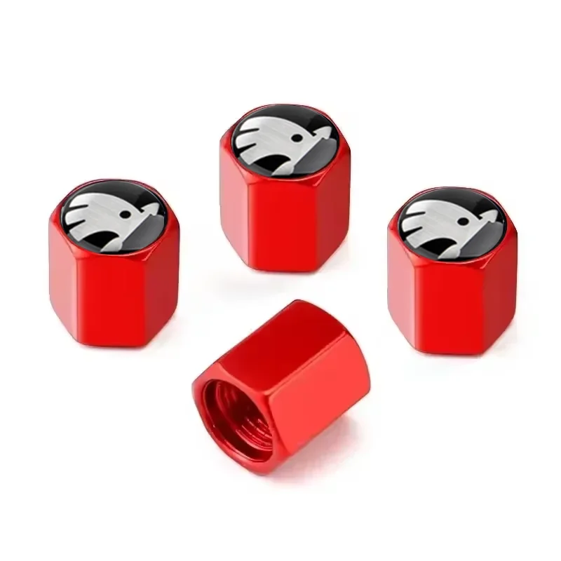 

Металлическая крышка стержня колеса автомобиля, колпачки клапанов шин для Skoda Superb 2 Rapid Kodiaq Fabia 1, Octivia RS A7 Karoq Yeti Kamiq, аксессуары