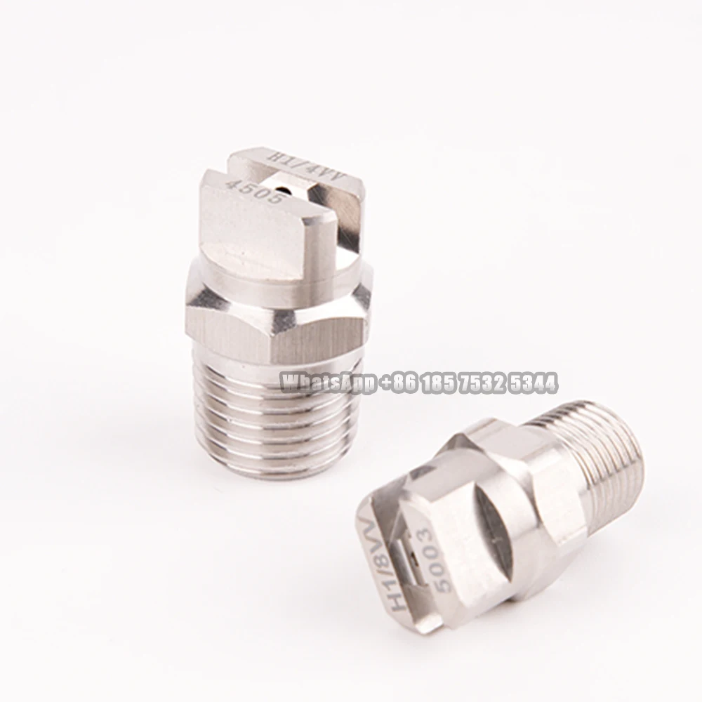 Плоское распылительное сопло с вентилятором высокого давления 1/8 дюйма 1/4 SS304