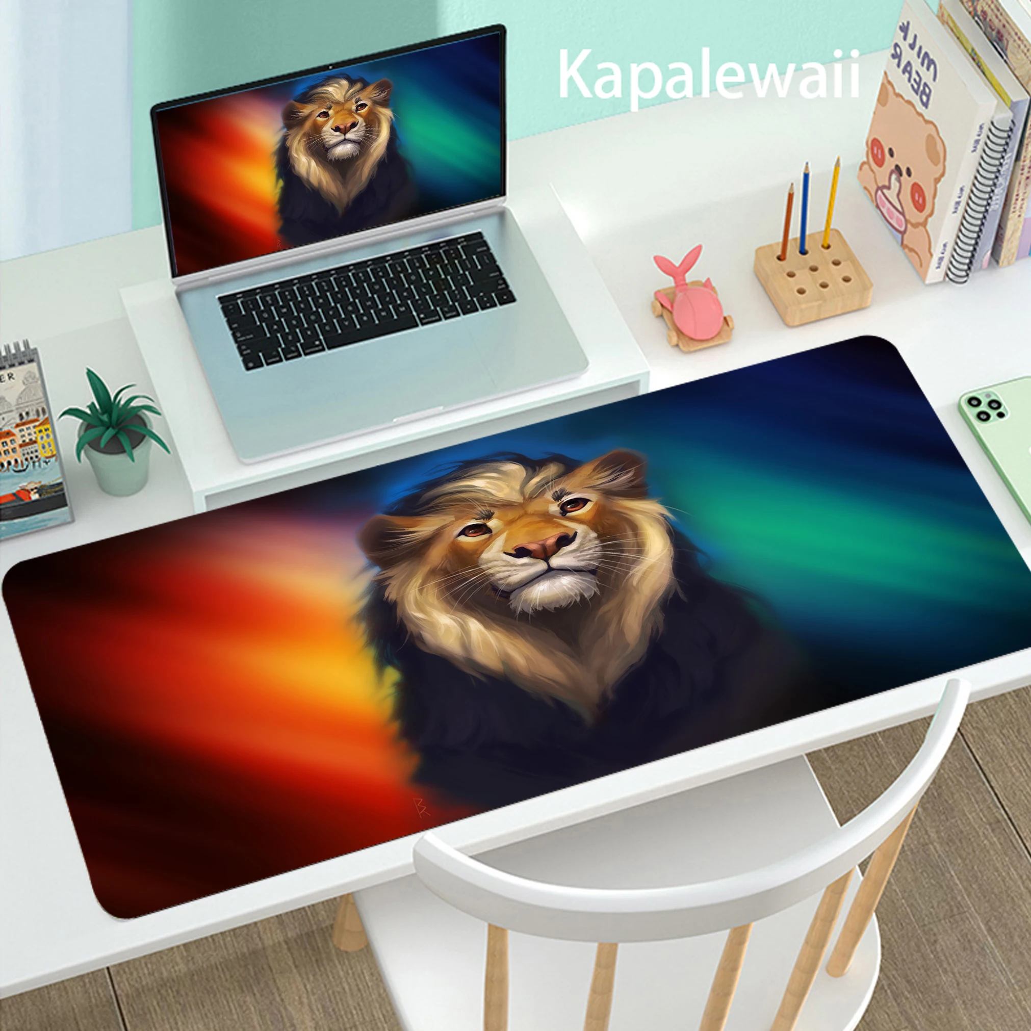 

Lion Mouse Pad Mousepad Mat for Mouse Gamer Gaming Mouse Pad Xxl Large Computer Keyboard Mouse Mat Desk Mats For PC Deskpad