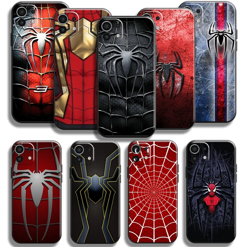 

Spiderman Logo For Xiaomi Mi 11 Mi 11 Lite 5G Phone Case Coque Carcasa Black Back