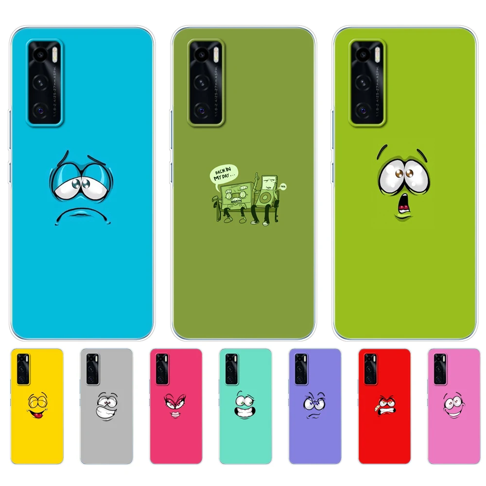 

Case For Vivo Y11 2019 Y17 Y15 Y12 Y3 Y19 Y91C Y1S Y30 Y50 V20 SE V17 Neo V11 Pro i Case Y 15 12 Cover funny cute expression