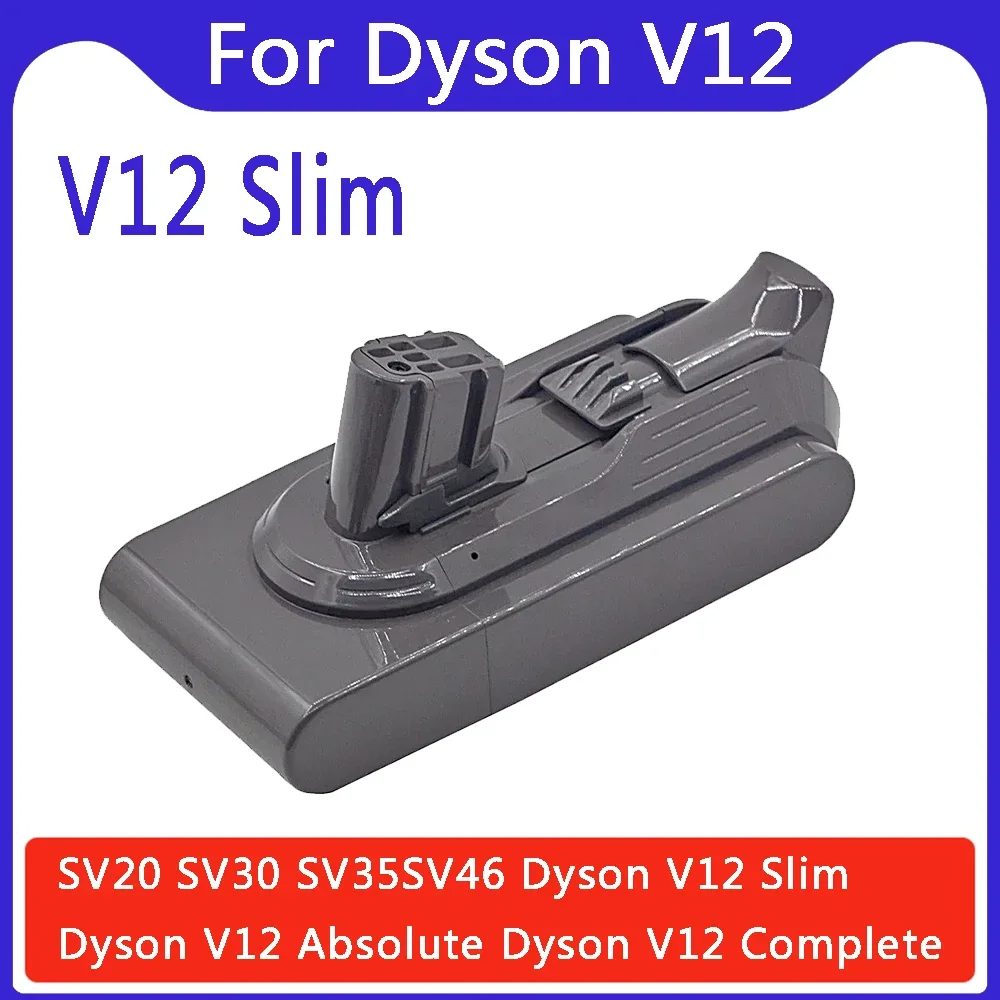 Фото Для Dyson V12 25,2 В аккумулятор 6000 мАч, совместимый с пылесосом SV20 SV30 SV35 SV46, длительный срок службы батареи №1