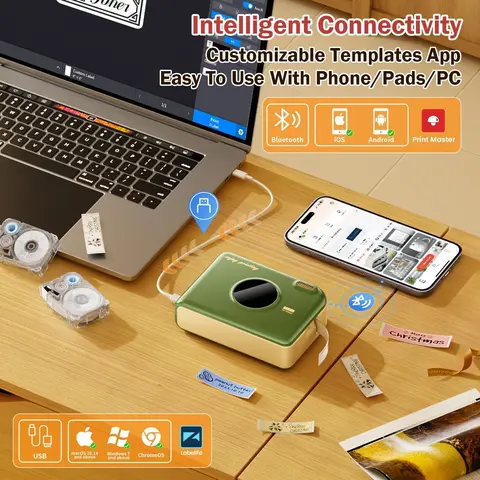 Zodzi A30 Бесчернильный Портативный Принтер Этикеток