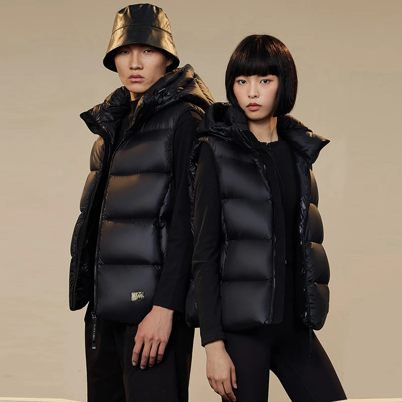 UMI MAO пуховый жилет женский новый стиль корейская версия белый утиный пуховик