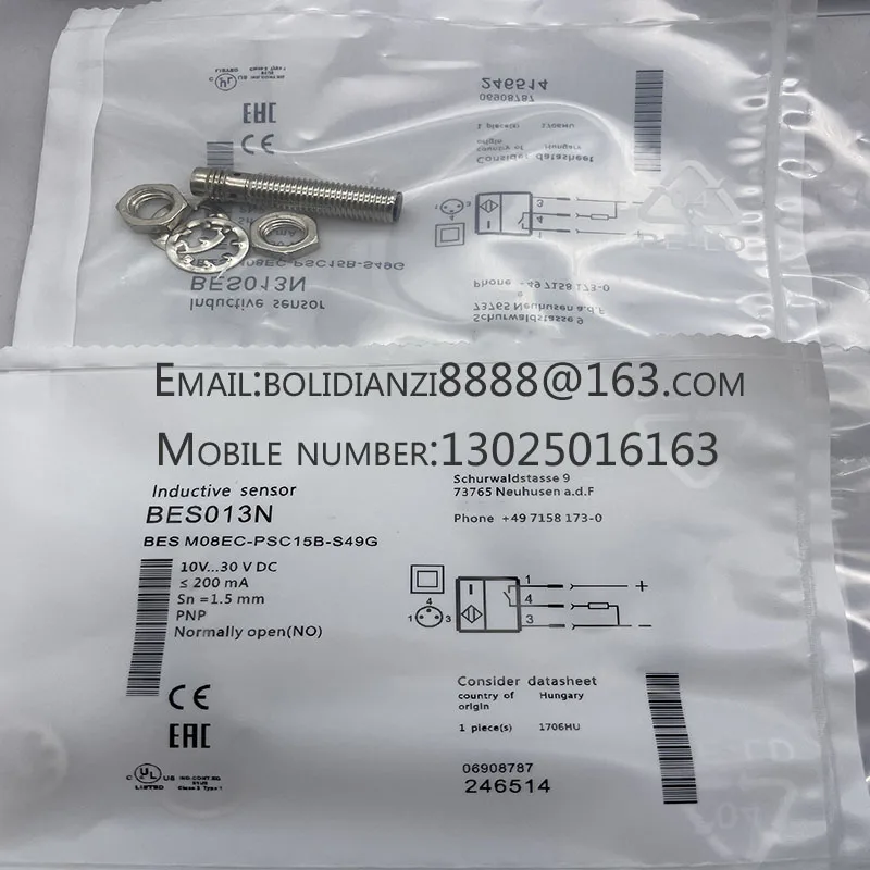 Новый датчик BES00P4 BES 516-324-G-E4-C-S49-00 3 Бесконтактный переключатель