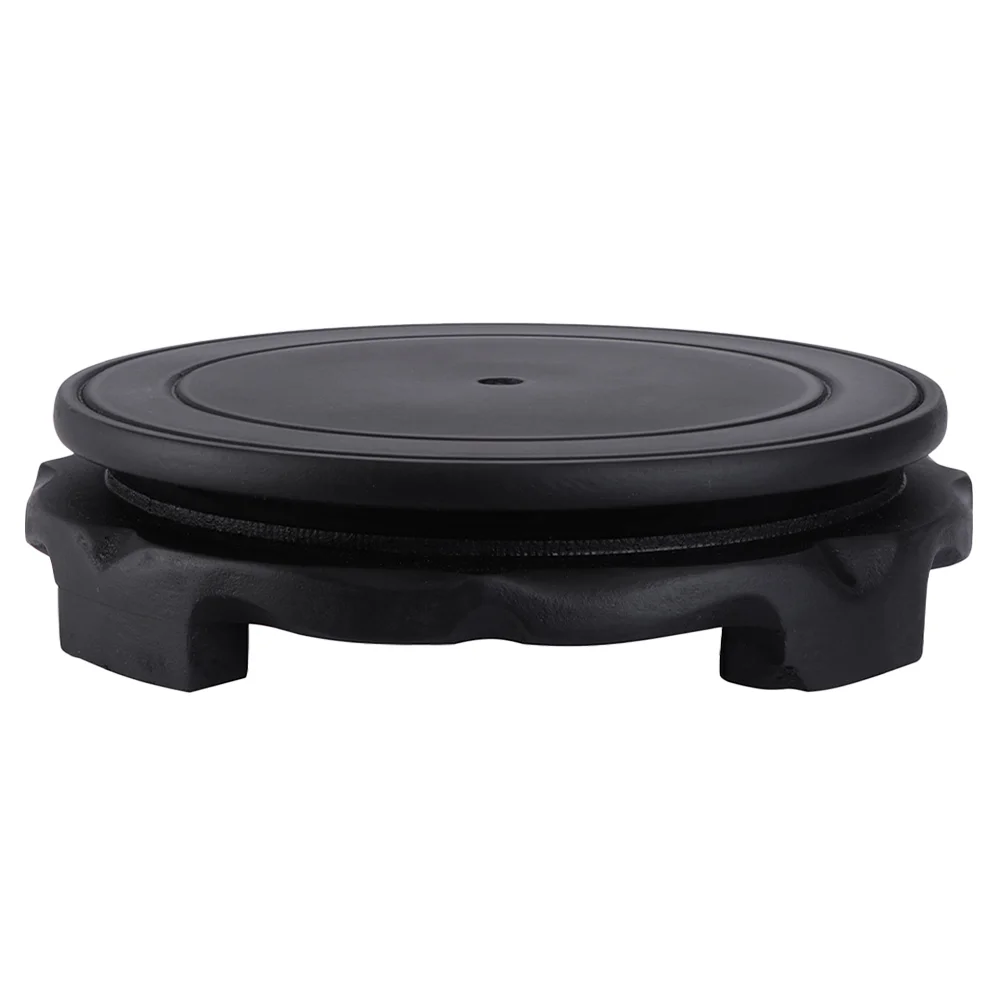 Круглая ваза с поворотным основанием полка для растений внутренние деревянные