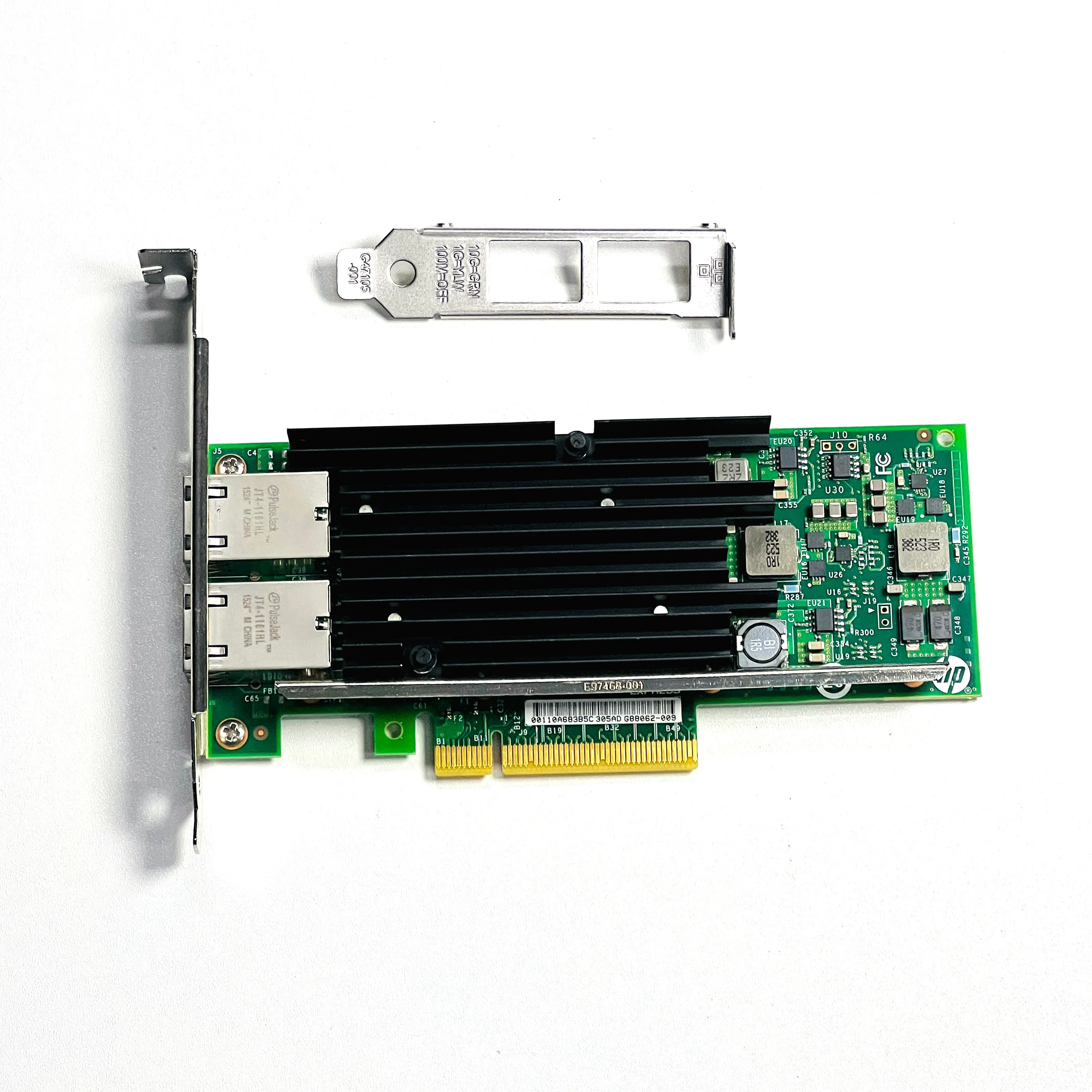 Двойной PCIe X8 Inte X540 X540-T2 RJ45 Ethernet NIC 10 ГБ 10G Сетевой адаптер Сервер LAN Проводной