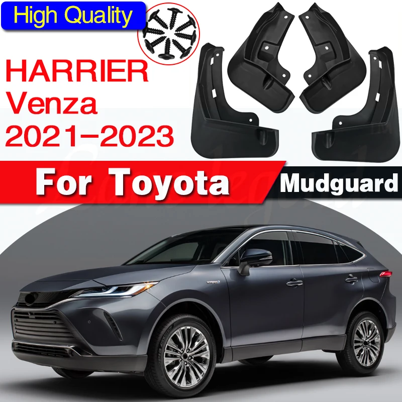 

4Pcs Car Mud Flaps for Toyota HARRIER 2022 For Venza 2021 2022 2023 Mudguards Fender Mud Guard Flap Splash Flaps Accessories