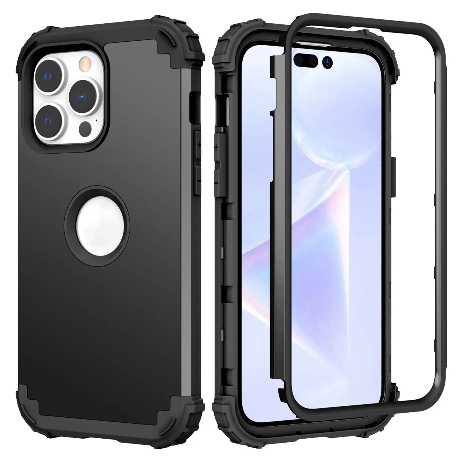 

Full Body Case for iPhone 14 Pro Max with Screen Protector Heavy Duty Cover Rugged Shockproof Phone Case Shell for iPhone14 Plus