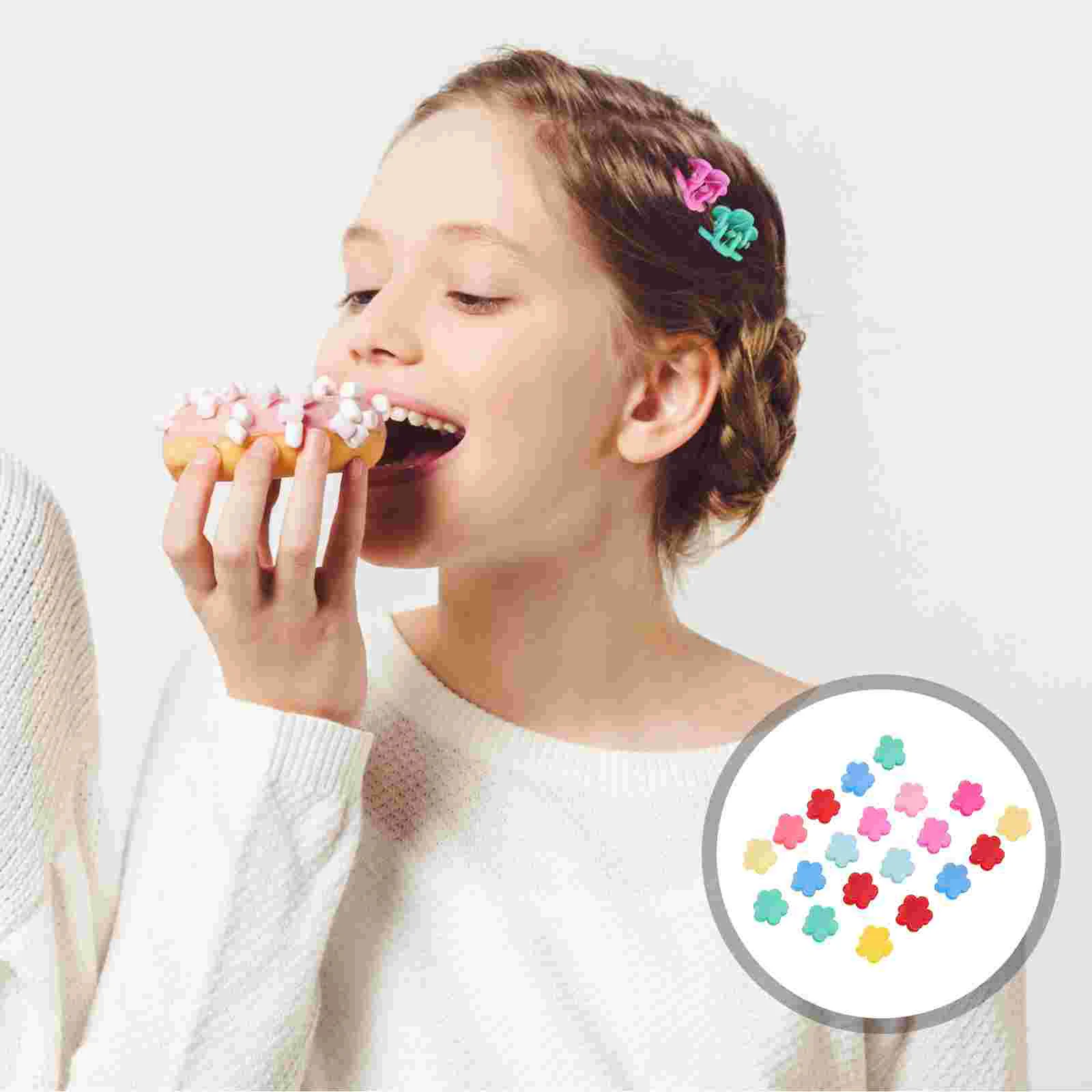 

3 Sets Hair Clips Women Thin Claw Mini Clamp Braid Accessories Jaw Little Small