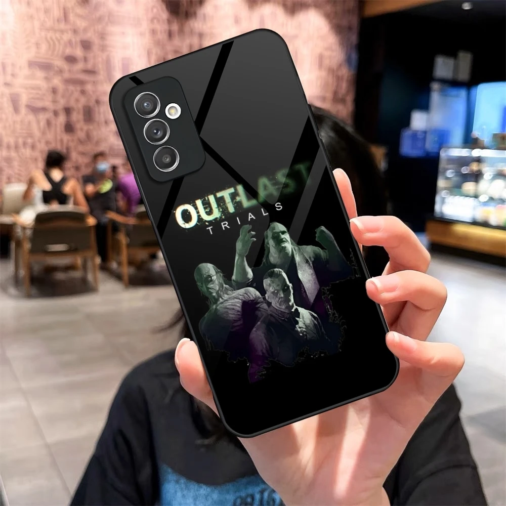 Чехол для телефона Horror Outlast Game Glass Samsung Galaxy S24 S25 S20 S21 S22 S23 Ultra Fe Plus A34 A54 A16 A24 A53 M54 Cover