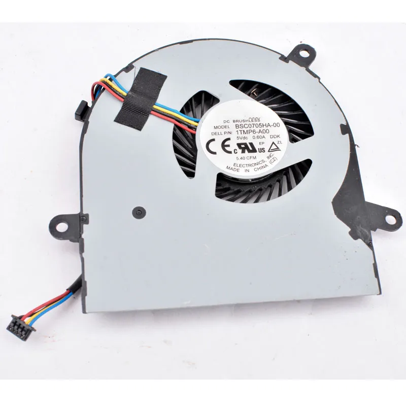 Новый вентилятор охлаждения для Dell Inspiron 3475 1TMP6 BSC0705HA-00 BAZE0707R5M P013 i3475 I3475-A845BLK-PUS PVB070B05H P01