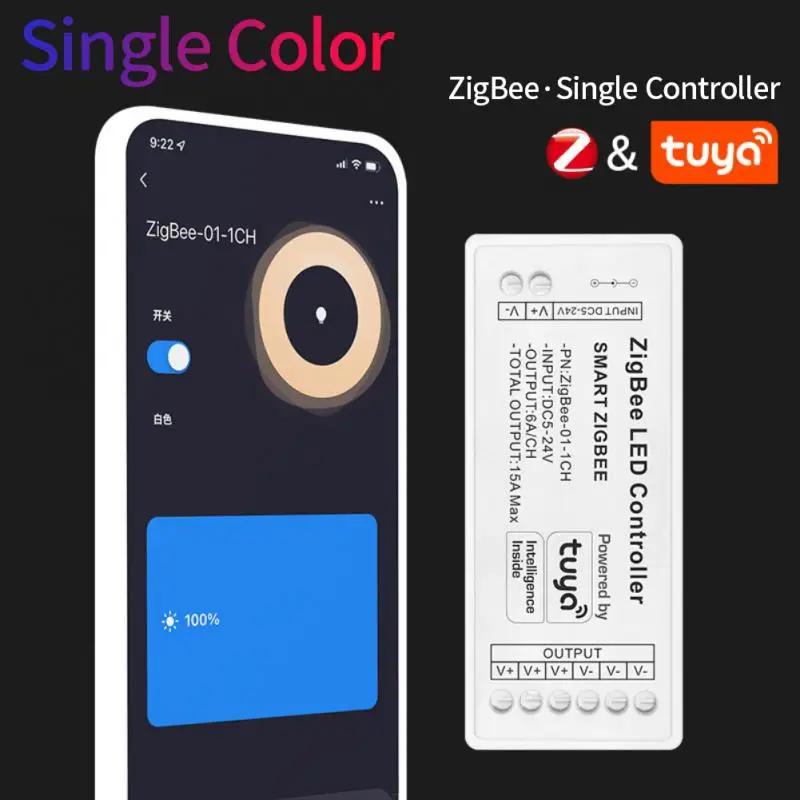 

Smart Life Multi Mode Light Switches Zigbee Single Color Dual Color Rgb Rgbw Rgbcw Led Strip Light Controller App Voice Control