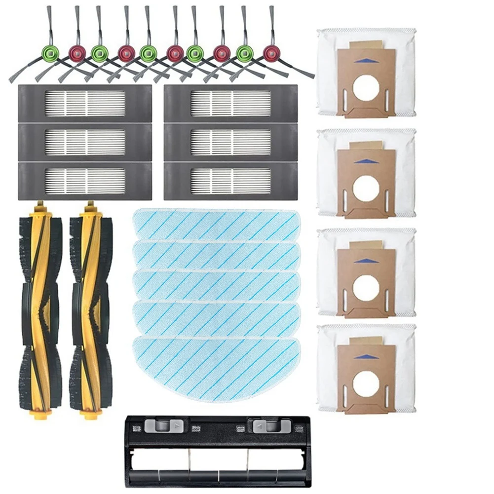 

28PCS For ECOVACS Deebot T9 T9max T9power T10 Robot Vacuum Cleaner with Brush Dust Box Filter Cleaning Replacement