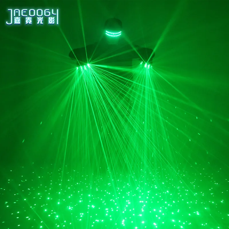 

Green Laser Gloves 532nm LED High Power Coarse Beam Laser Cannon DJ bar party performance props New Year Christmas Gift