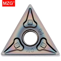 mzg 10pcs tnmg160404 160408 gm ma mq ms cnc lathe turning tool titanium alloy hard steel cutter tnmg carbide insert
