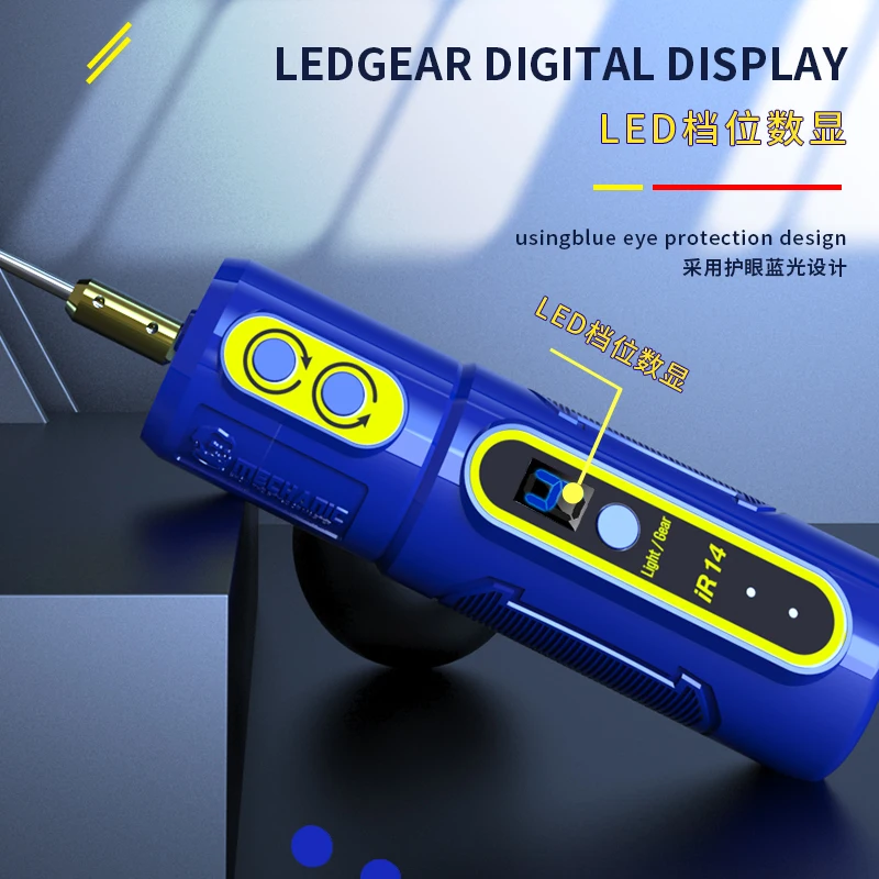 

MECHANIC IR14 mobile phone screen OCA glue remover electric cutting grinder supports forward and reverse 4 gears adjustable