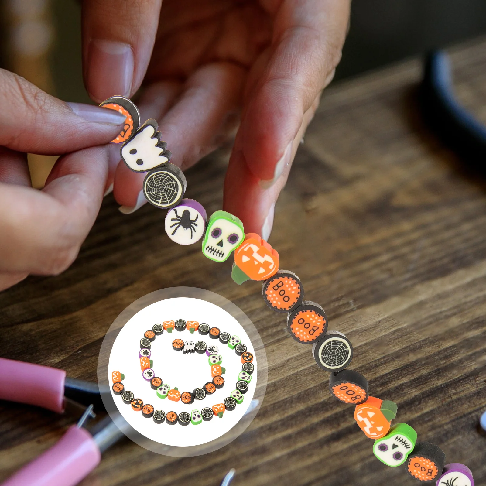 

Бусины из полимерной глины для украшений, 40 шт.