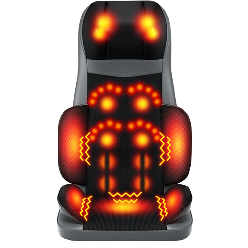 Шиацу массажер для шеи и спины вибрационная Массажная подушка тела с