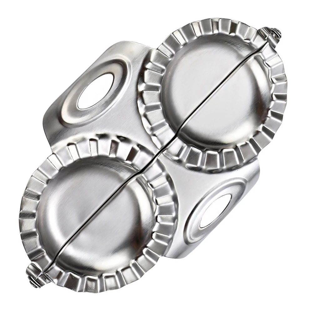 

Форма для пельменей из нержавеющей стали, форма для пельменей, 2 слота, DIY Wonton, форма для изготовления кухонных принадлежностей