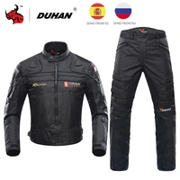 duhan motorcycle jacket men motocross suit autumn winter moto motorbike riding jacket biker leather jacket with protection