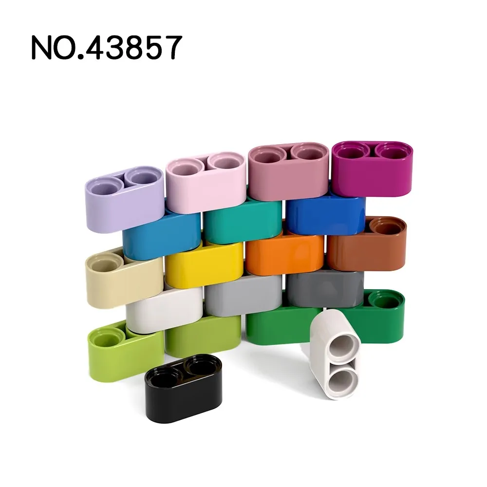 50 шт. MOC 43857 фасcio high-tech 1x2 spessore Liftarm mattoni совместимый уведомлений множество cervello