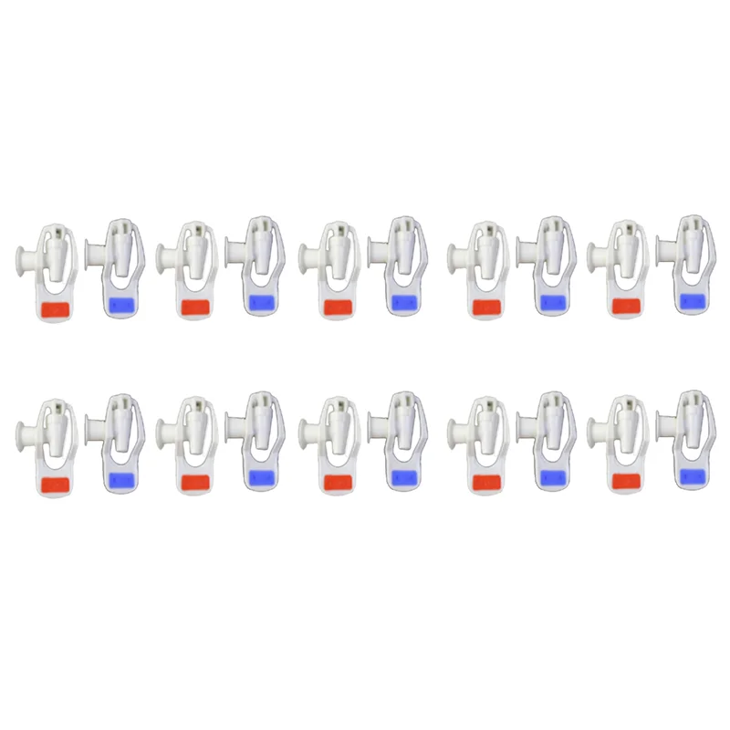 

Water Dispenser Replacement Push Type White Plastic Tap Faucet 20 Pcs
