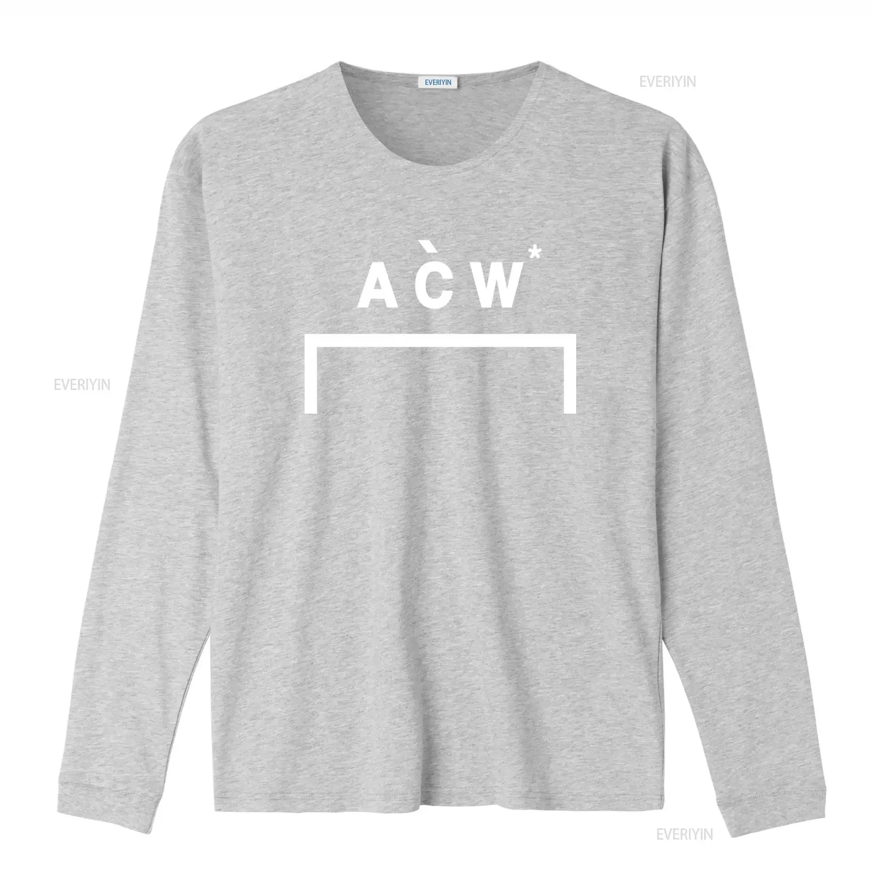 Фото Футболка A Cold Wall Acw 01 с принтом, модная уличная одежда для мужчин, винтажный топ с эффектом потертости для повседневной носки, универсальный эластичный мужской топ №4