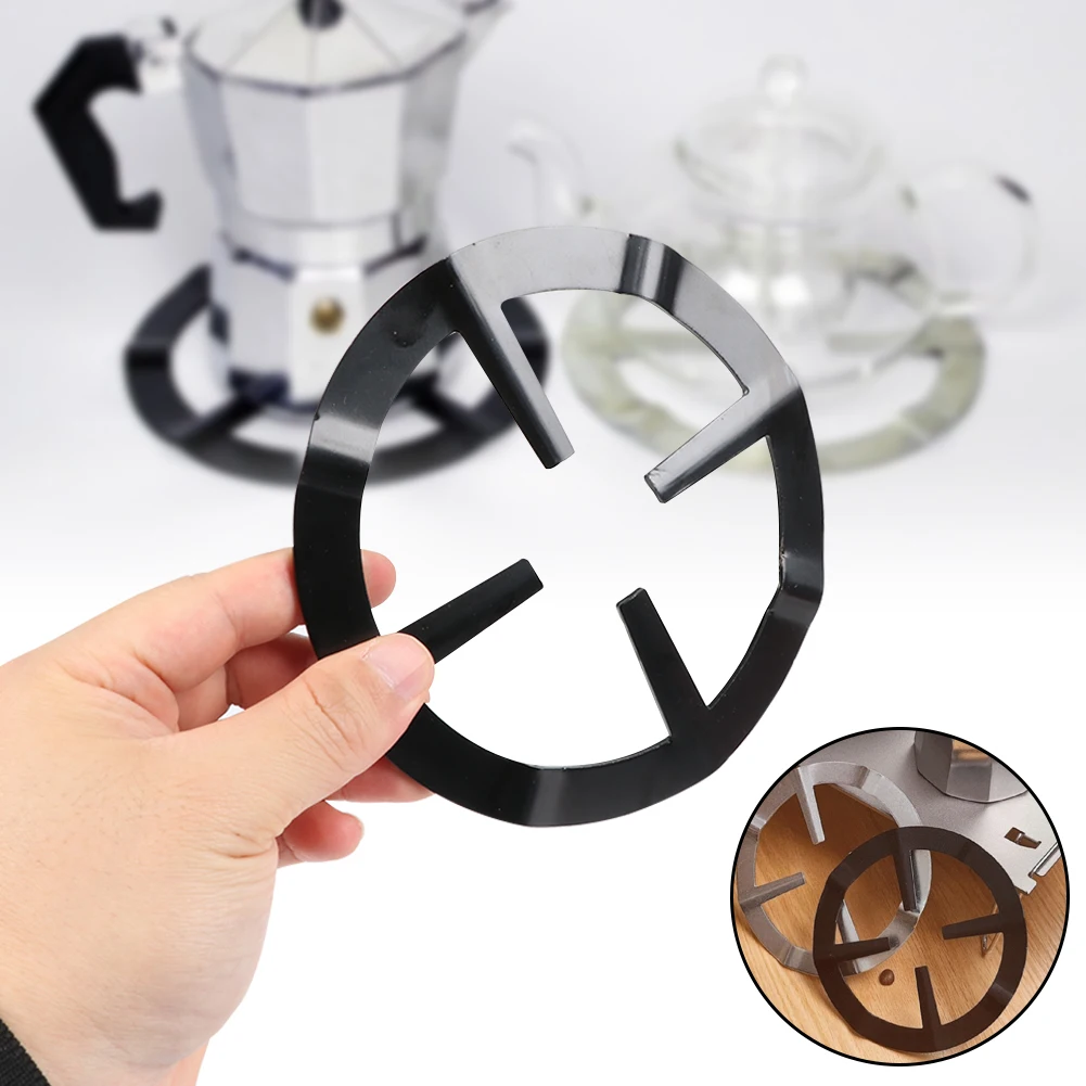 

1PCS Aluminum Alloy Gas Stove Cooker Rack Coffee Moka Pot Stove Stand Kitchen Gas Stove Coffee Pot Rack Kitchen Accessories