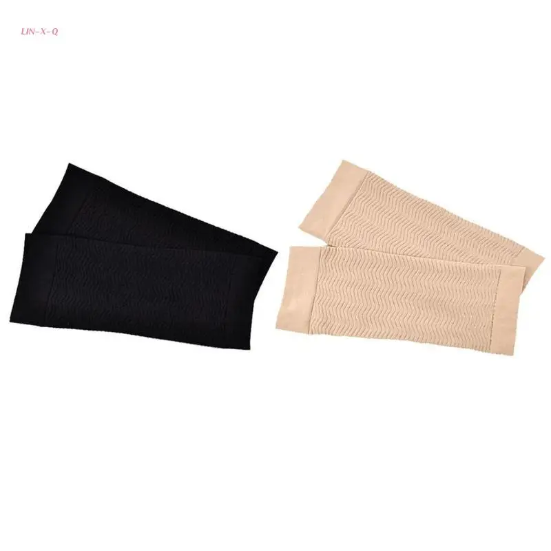 

Y51D 2Pcs/Pair Women Weight Loss Upper Arm Slimming Shaper Wrap Compression Sleeve Massager Beauty Belt Remove Sagging Anti