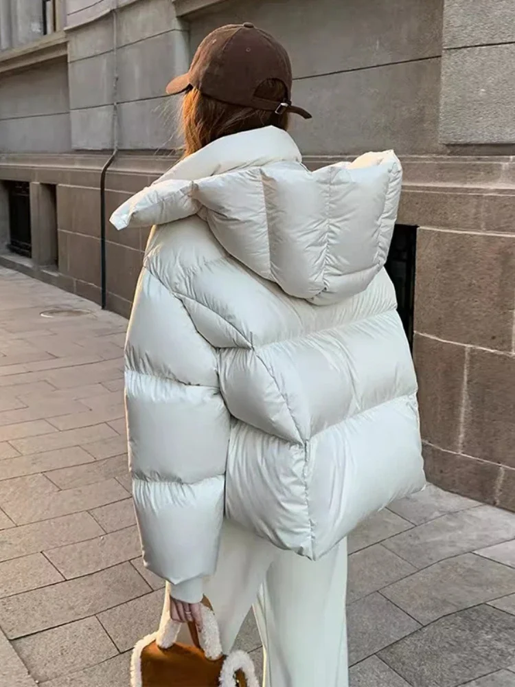 Женский утепленный пуховик Office Lady белый