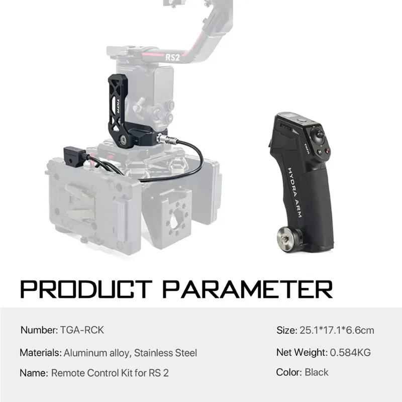 Комплект дистанционного управления TILTA TGA-RCK для DJI RS2, RS3 Pro, RS4 Pro, RS5 (art.: 3920dc4a89959) - 3920dc4a89959