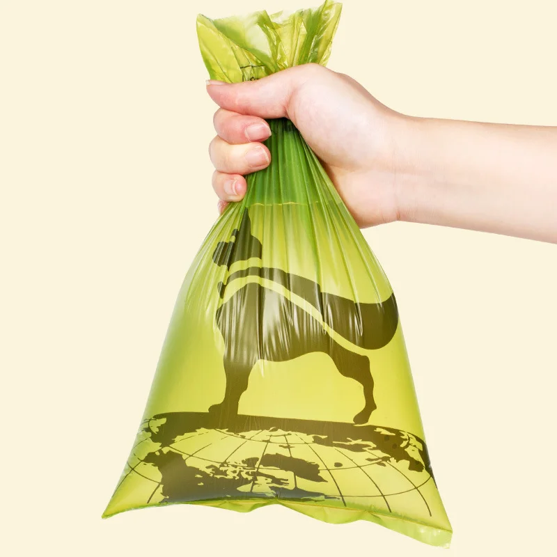 200 шт./рулон биоразлагаемые пакеты для уборки собак