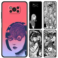 junji ito case for oneplus 8t 9 pro nord 2 5g 7 9r nor n10 n100 7t phone cover shell nord ce n200 z bag bumper