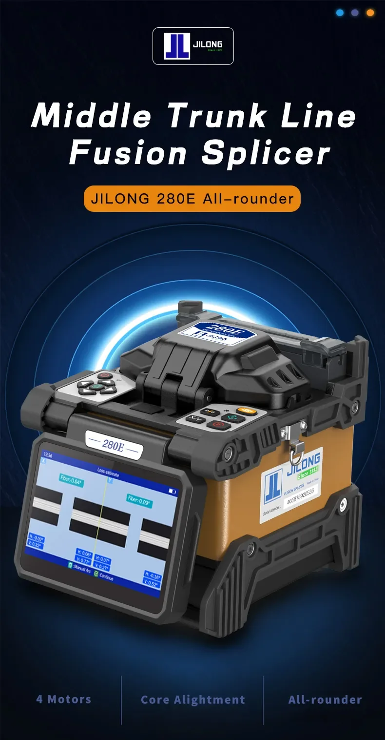 JILONG KL-280E Универсальный оптоволоконный сварщик