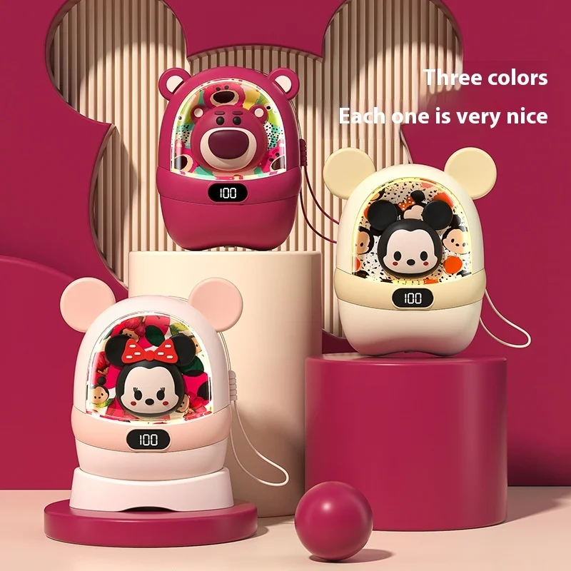 Новинка 2024 года мультяшный клубничный медведь Микки 2 в 1 теплая рука регулировка