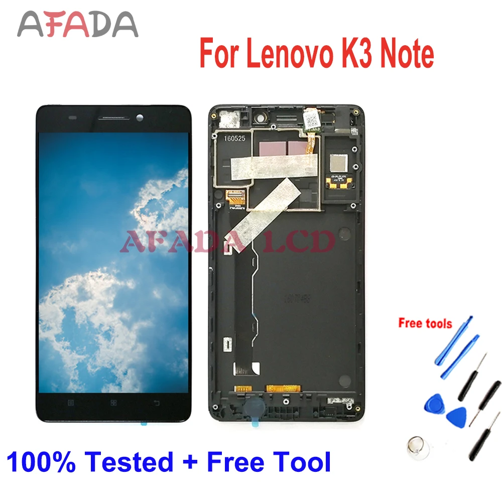 ЖК-дисплей AAA + 5 &quotдля Lenovo K3 Note с сенсорным экраном и дигитайзером в сборе Замена