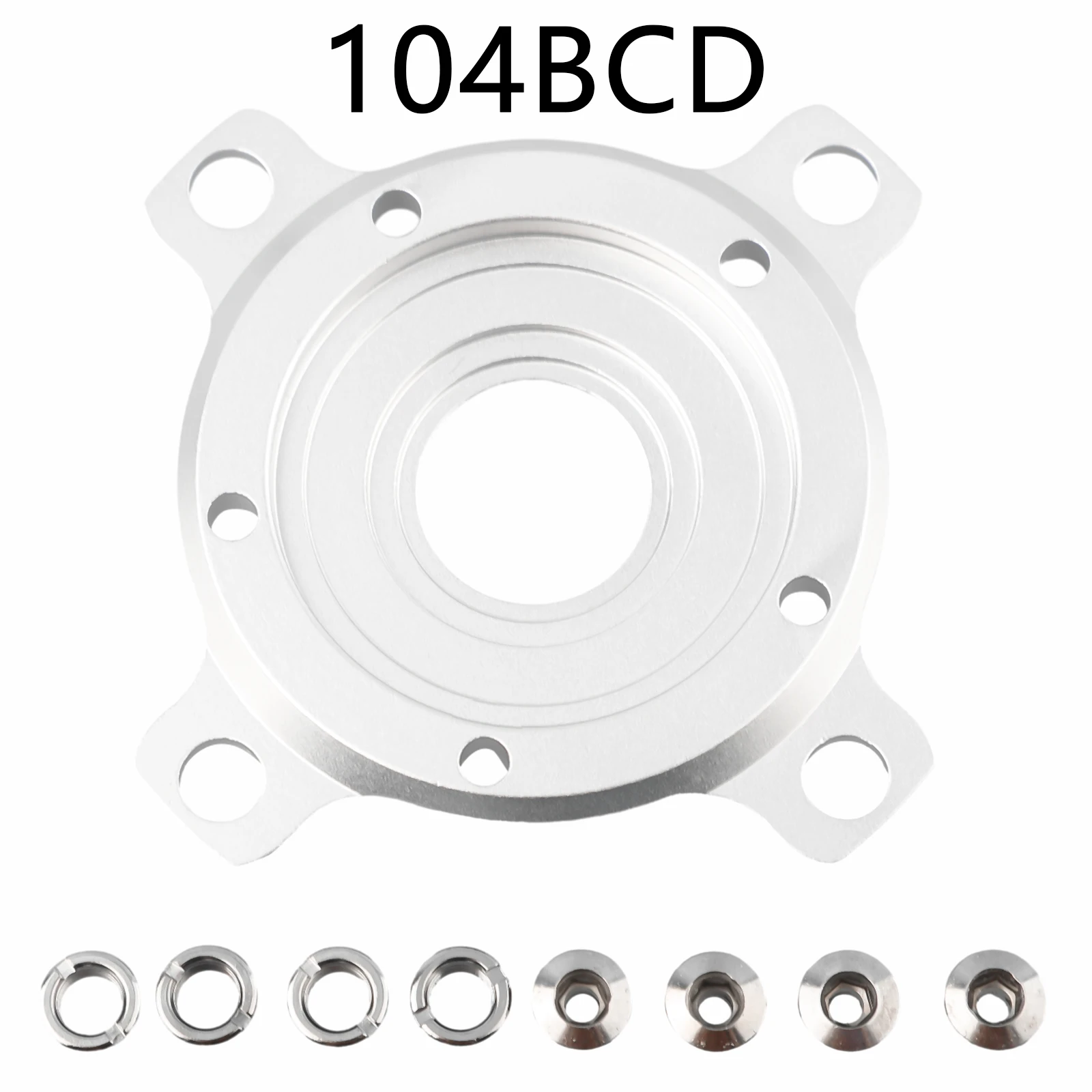 

Велосипедный адаптер для приводной звездочки Bafang 104BCD, велосипедный адаптер для алюминиевой звездочки для TSDZ2 Drive Mo