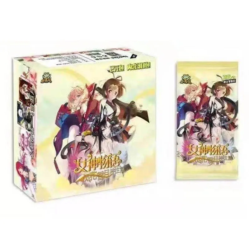 

12/24/48BOX Anime Beauties Goddess Story Collection Cards Children Anime Peripheral Character Collection Kid's Gift Playing Card