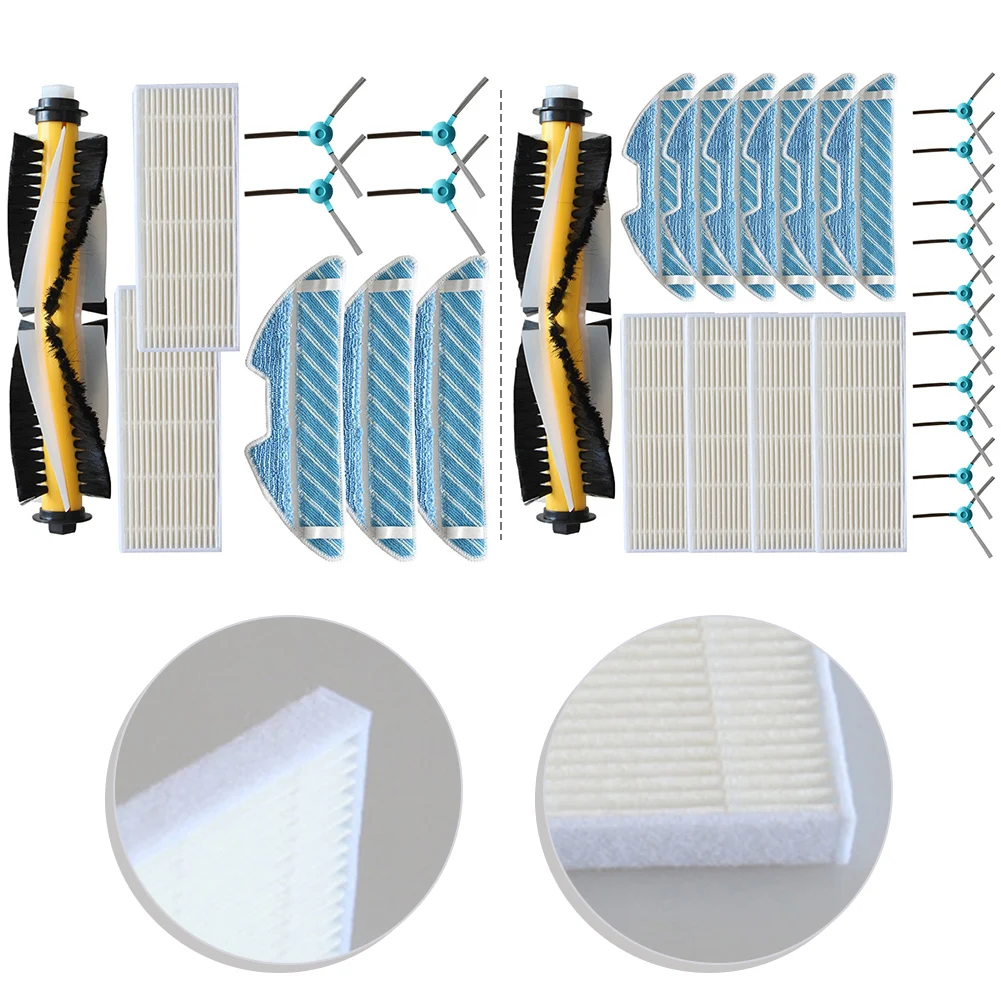 Превосходная чистка пола с тряпками для швабры и комплектом сменных боковых