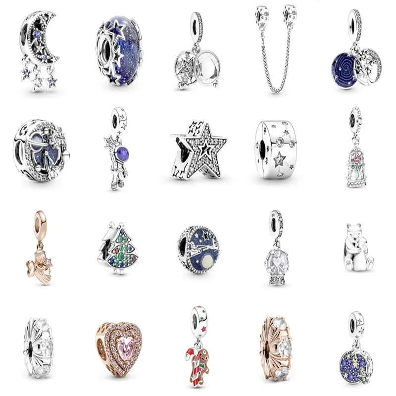 

Kenora ювелирные изделия 2023 популярный женский браслет серьги из серебра 925 пробы подходят для Pandora DIY бисер ожерелье подарок ювелирные изделия