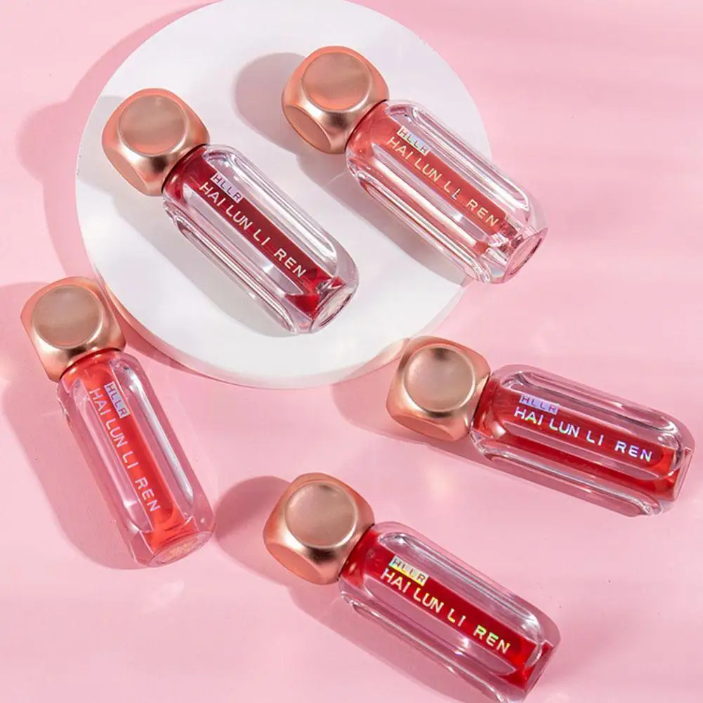 

The New Lip Glaze Lip Mud Texture Transparent Tube Matte Lip Makeup Glaze Lipstick Lasting Velvet Cosmetics Students Lip H5y7